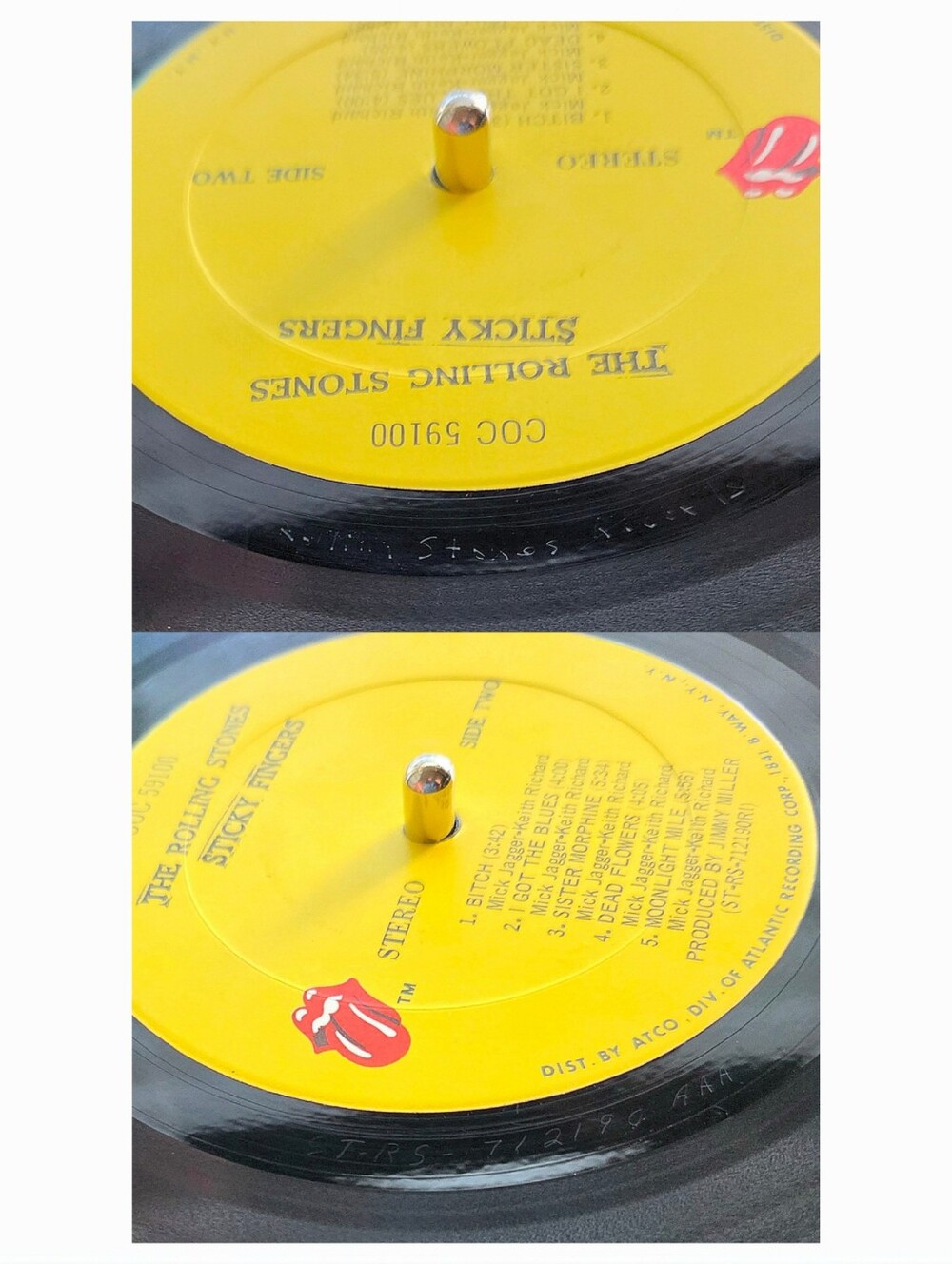 THE ROLLING STONES•Sticky Fingers•Apr 30, 1971 US (#COC 59100)Zipper Cov•Philips - Picture 8 of 13